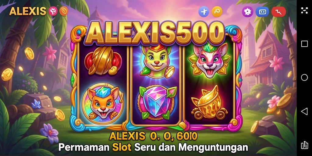 Tampilan gameplay ALEXIS500 yang menarik dan interaktif.