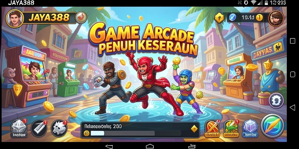 Tampilan screenshot JAYA388 menampilkan pengalaman gameplay Arcade yang seru.